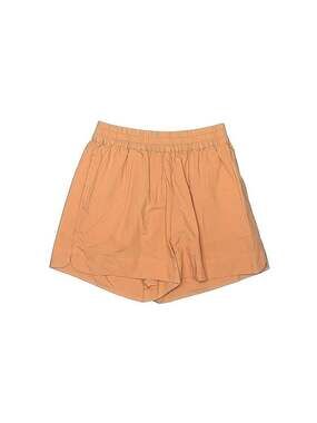 LMND Lemonade Shorts Womens Orange Cotton Casual Comfort XS